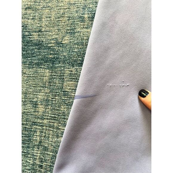 Nike Light Thistle Periwinkle Blue Purple One Luxe Mid Rise 7/8 Leggings Large - Picture 8 of 10